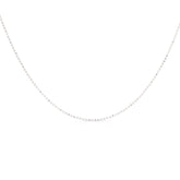 שרשרת כסף דגם דיסקית